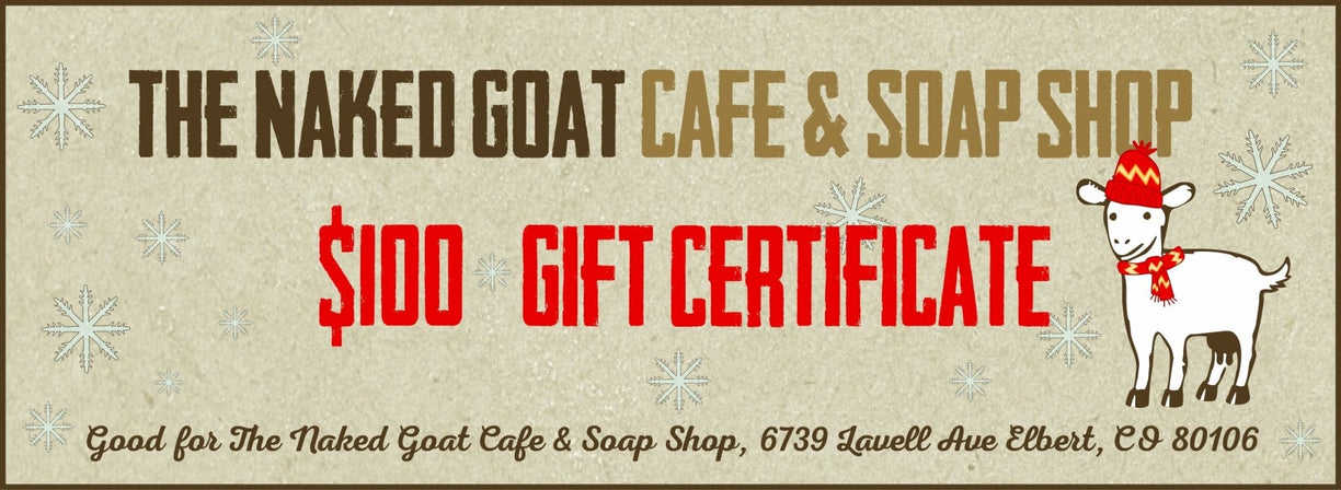 Gift Certificate - nakedgoatfarm