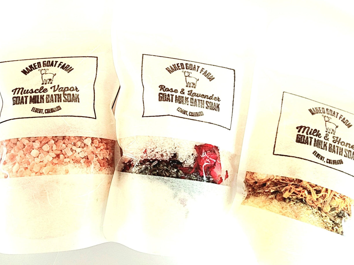 Goat Milk Bath Soak - nakedgoatfarm