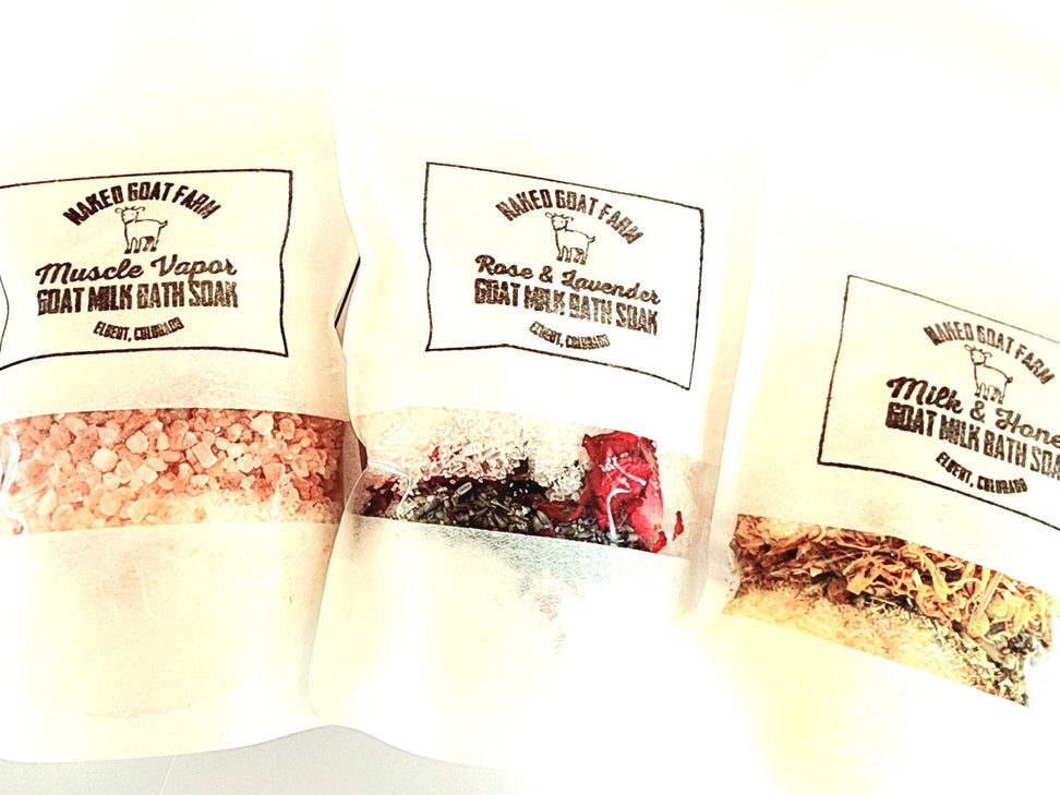 Goat Milk Bath Soak - nakedgoatfarm