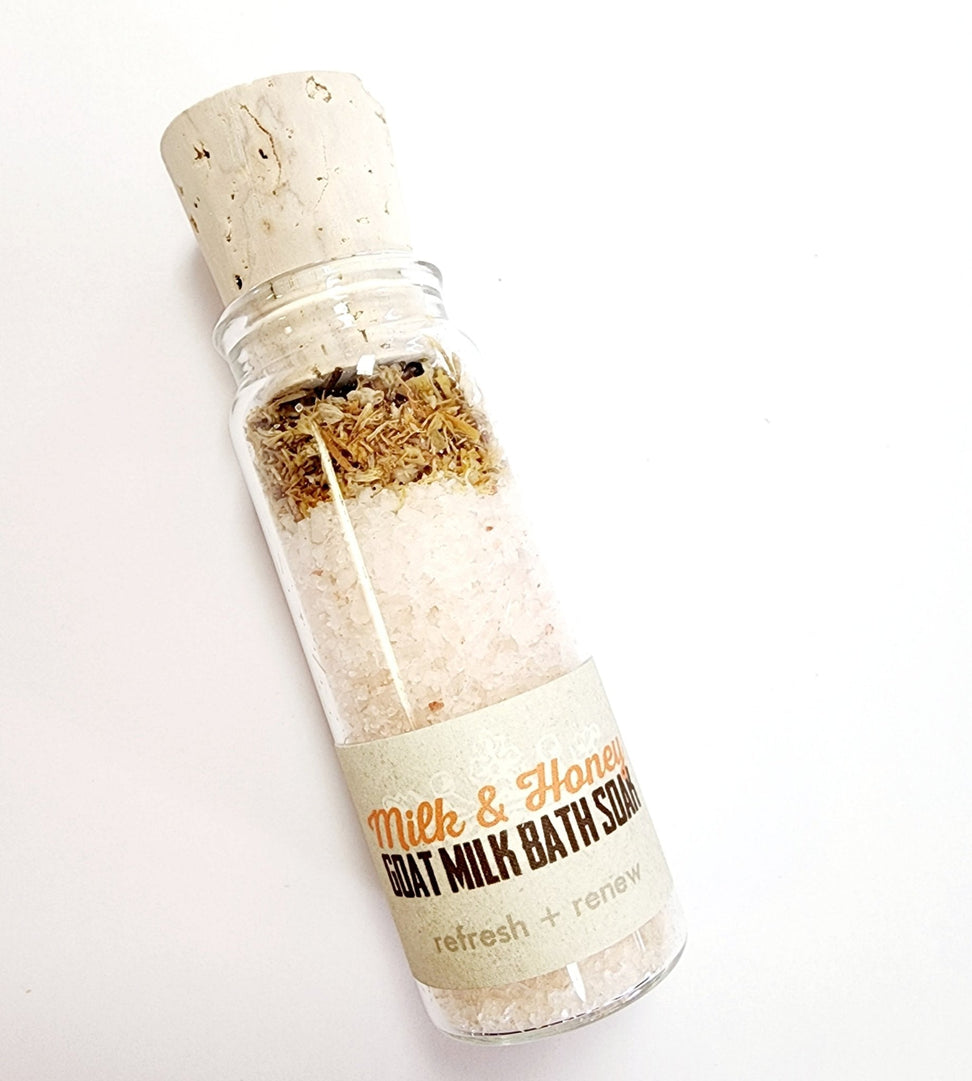 Goat Milk Bath Soak Vial - nakedgoatfarm