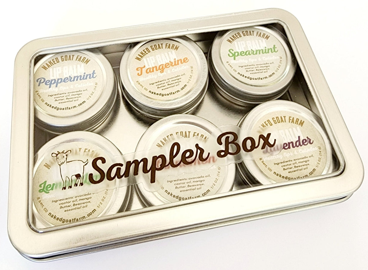 Lip Balm 1/2 oz Screw Top Metal Tin - nakedgoatfarm