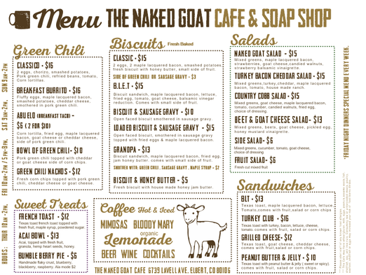 The Naked Goat Cafe & Soap Shop