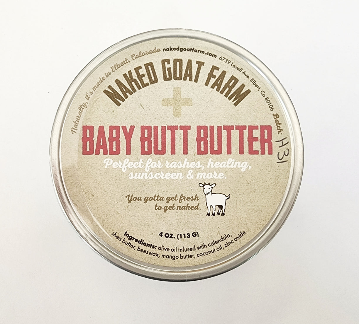 Baby Butt Butter