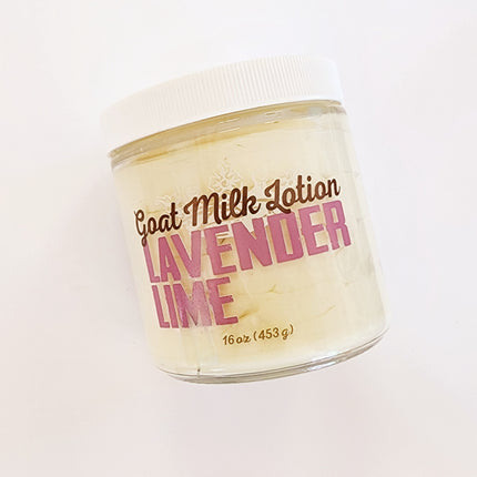 Goat Milk Lotion 16 oz – Lavender Lime