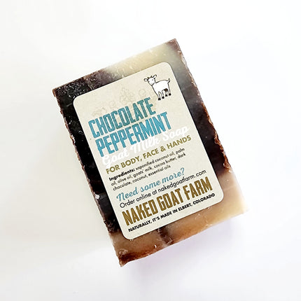 Goat Milk Soap Chocolate Peppermint