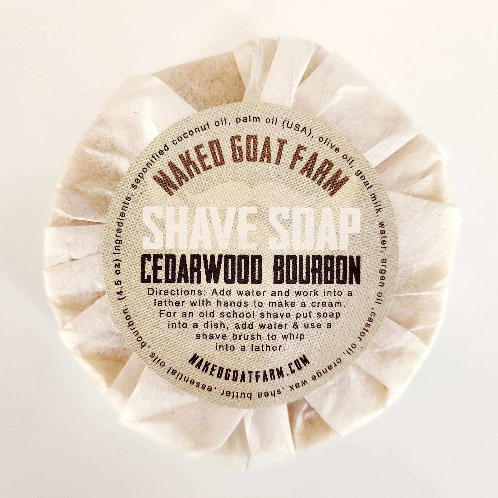 Shaving Soap Cedarwood Bourbon