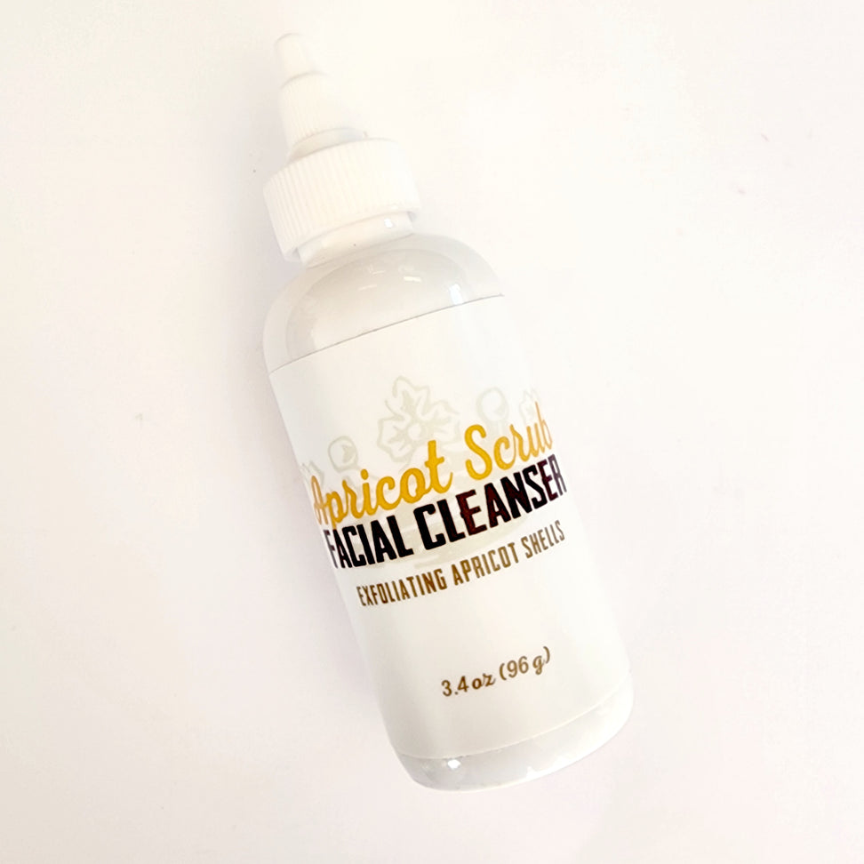 Apricot Scrub Facial Cleanser 3.4 oz bottle