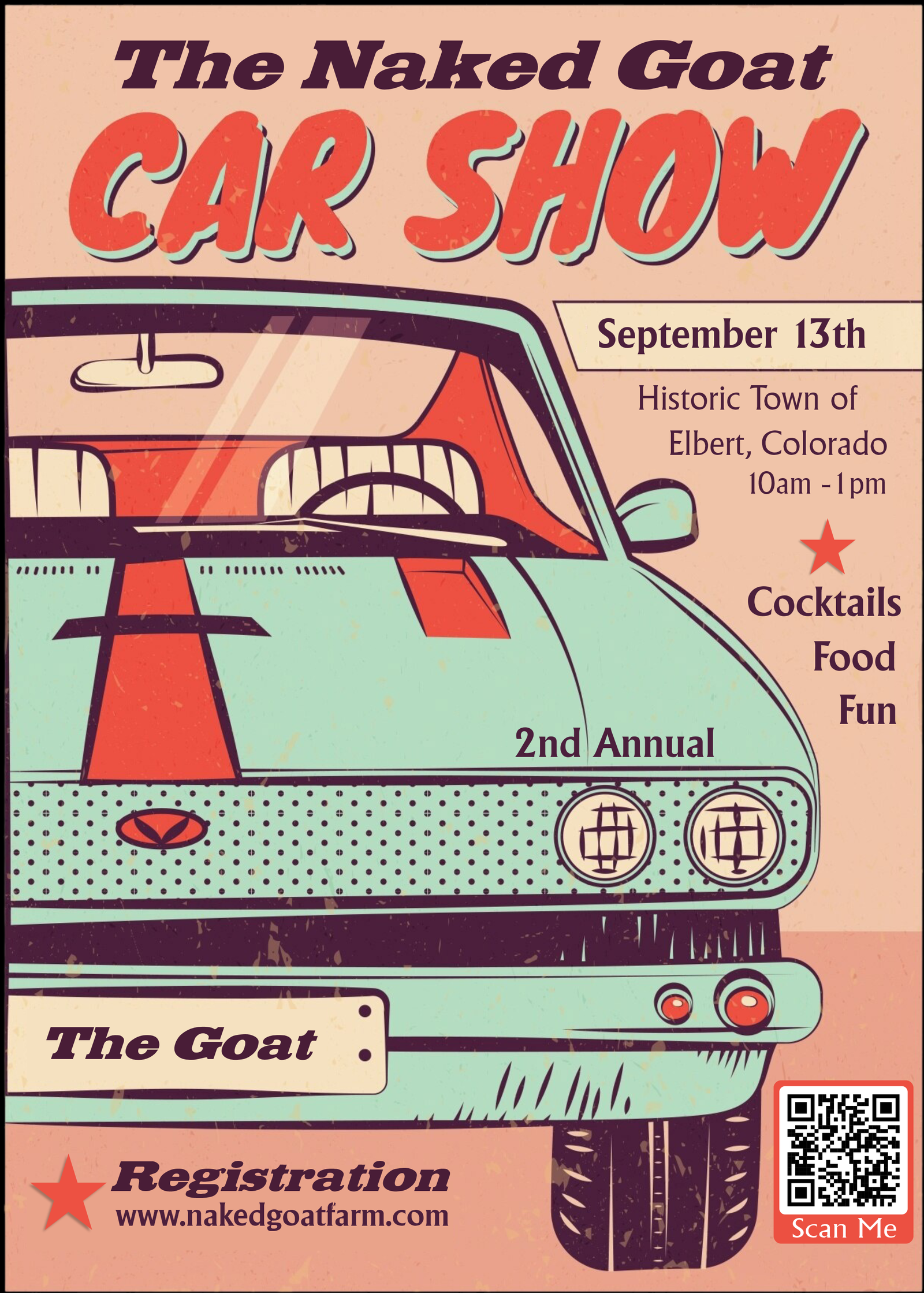 Naked Goat Car Show 25'