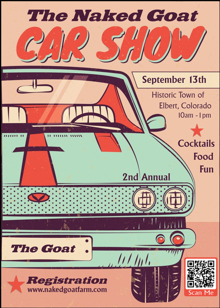 Naked Goat Car Show 25'