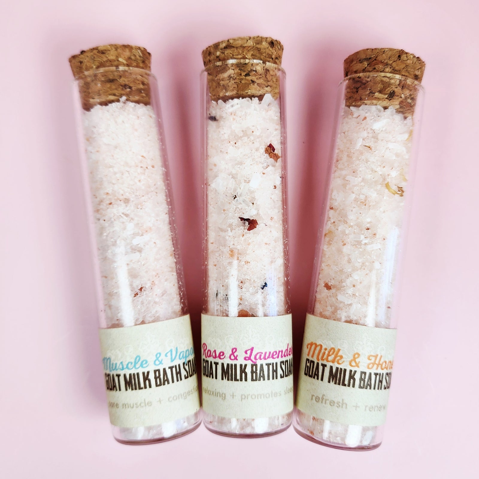 Goat Milk Bath Soak Vial