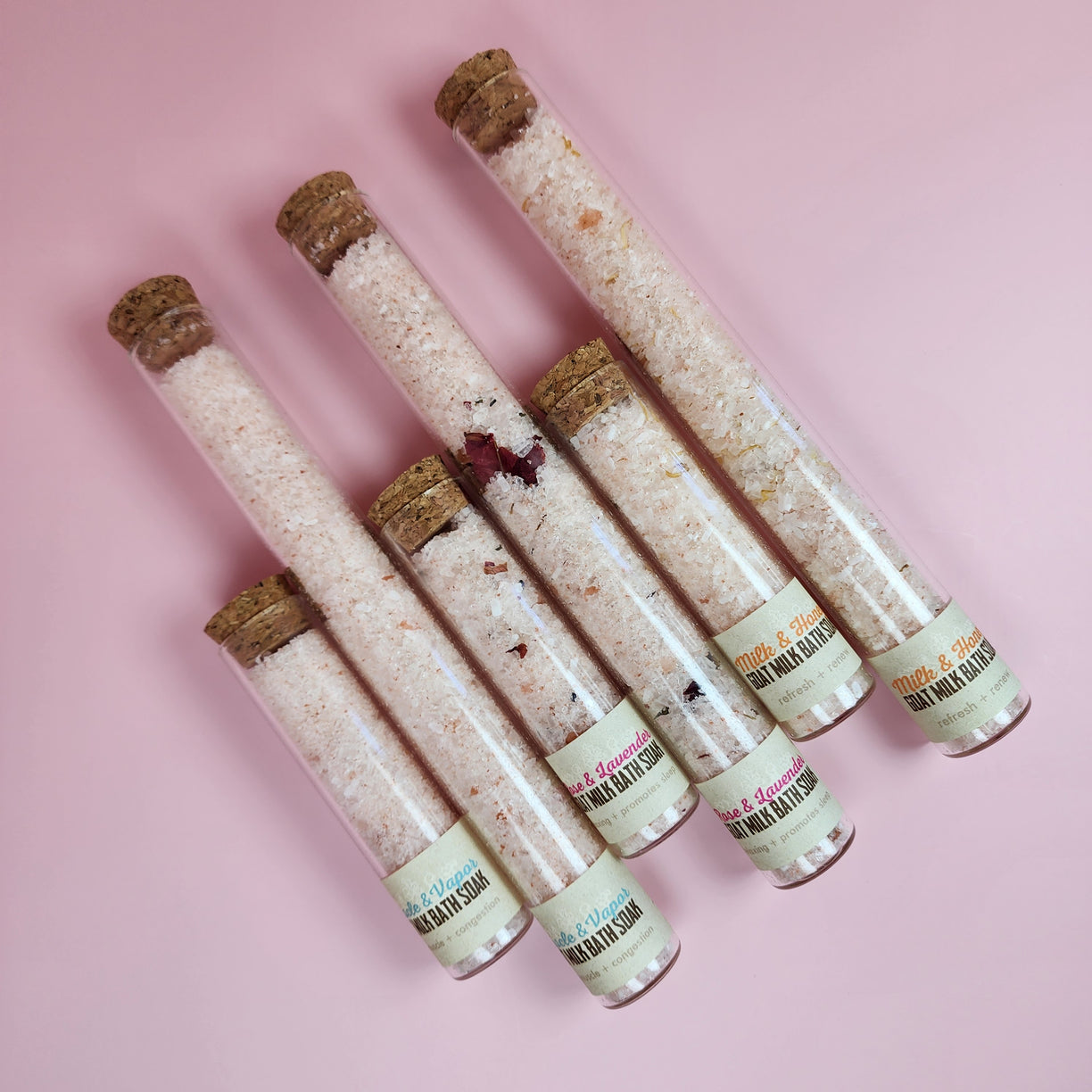 Goat Milk Bath Soak Vial