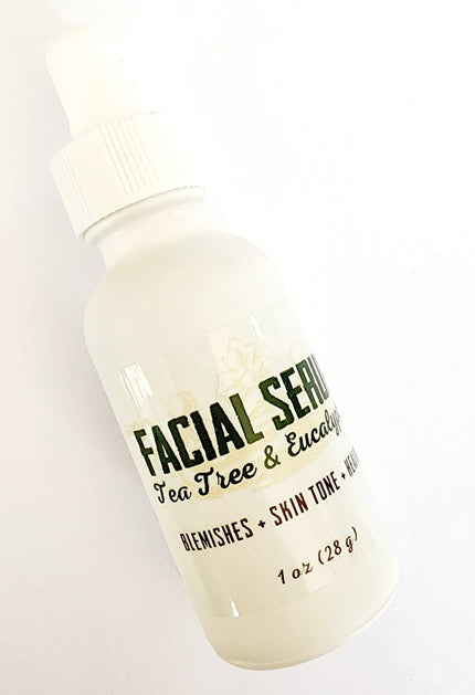 Facial Serum Tea Tree & Eucalyptus - nakedgoatfarm