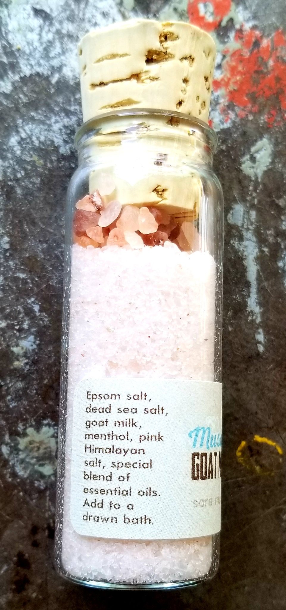 Goat Milk Bath Soak Vial - nakedgoatfarm