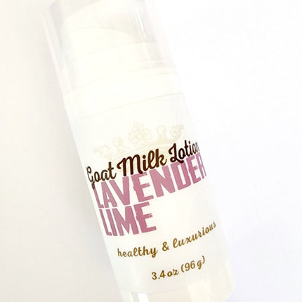 Goat Milk Lotion Pump Bottle – Lavender Lime