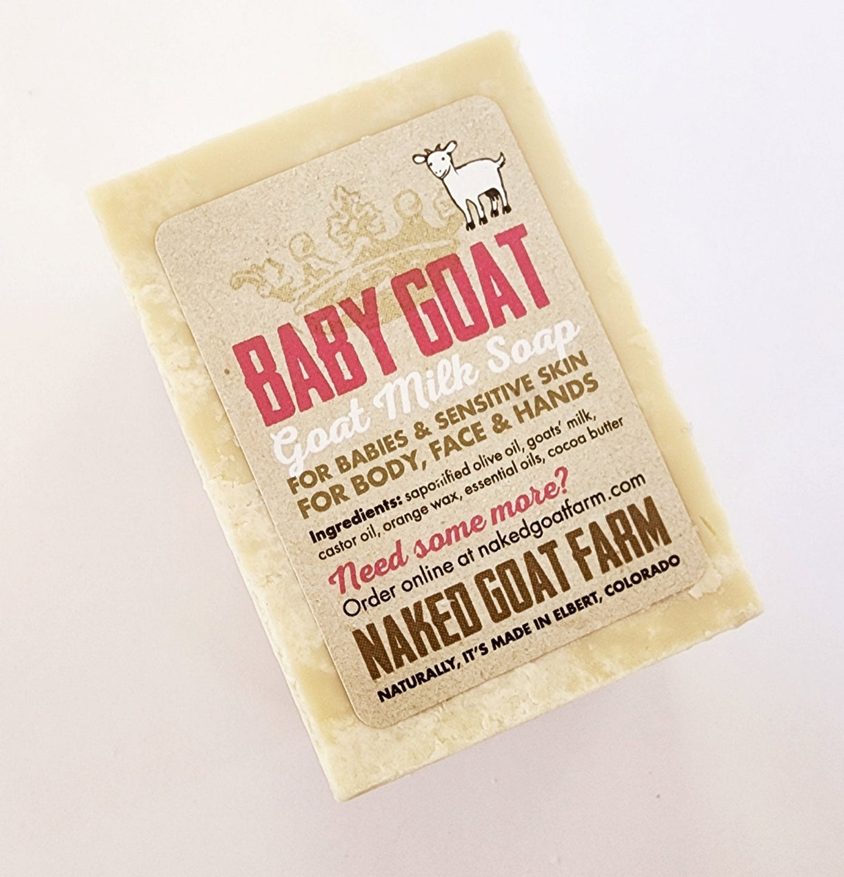 Goat Milk Soap Baby Goat