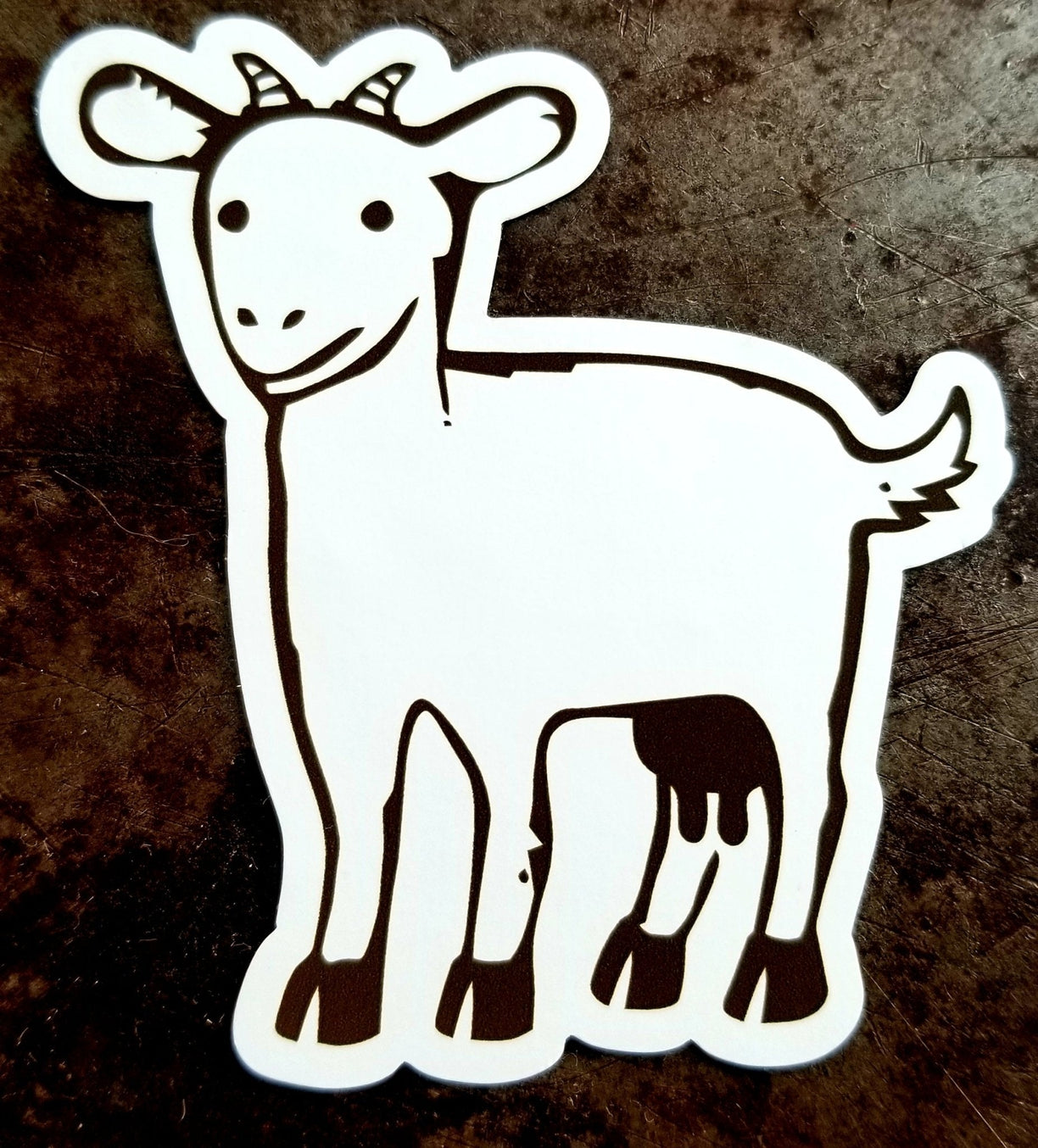 Goat Sticker - nakedgoatfarm